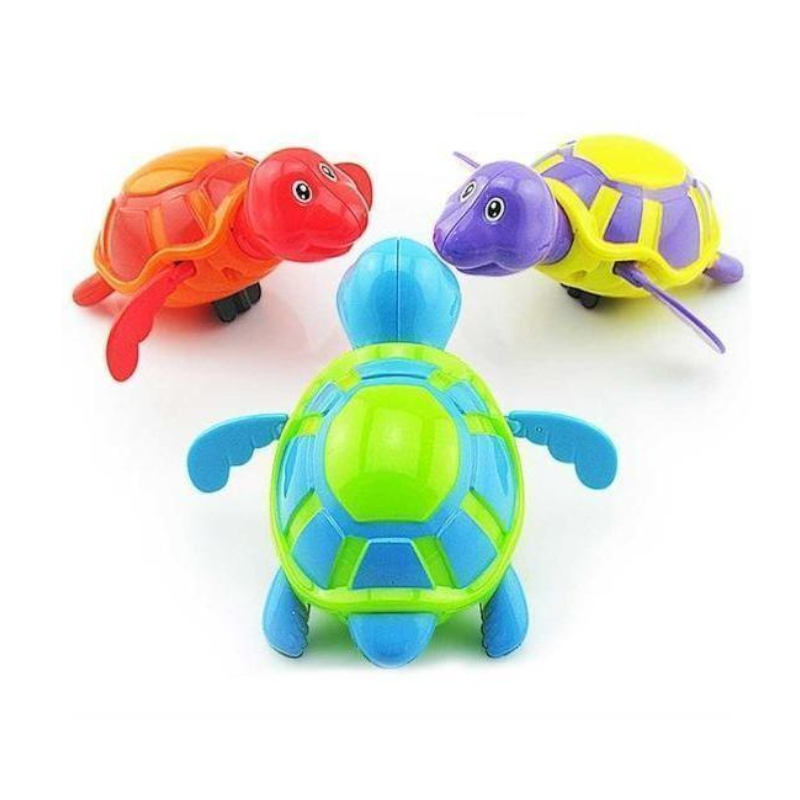 Wind Up Swimming Animals Cute Bath Toys Water Fun