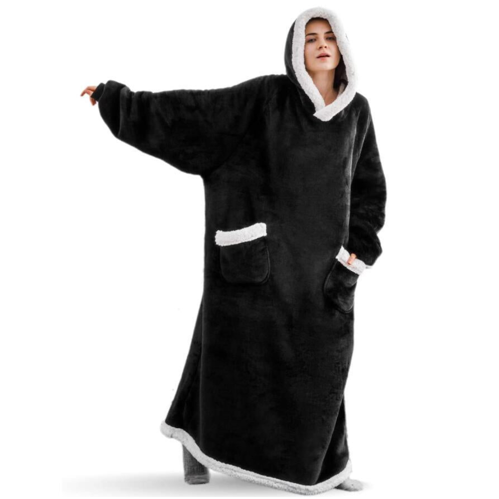 Winter Oversized Wearable Blanket Fleece Hoodies