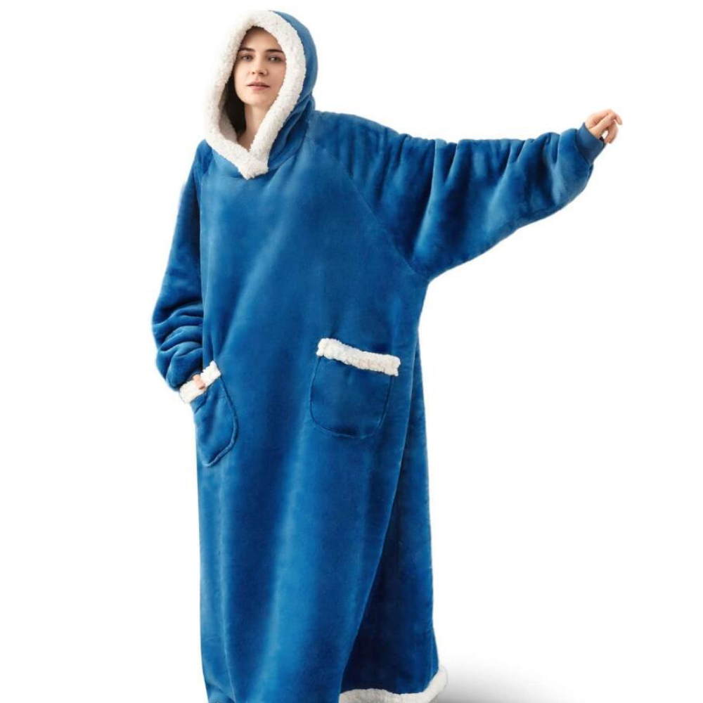 Winter Oversized Wearable Blanket Fleece Hoodies