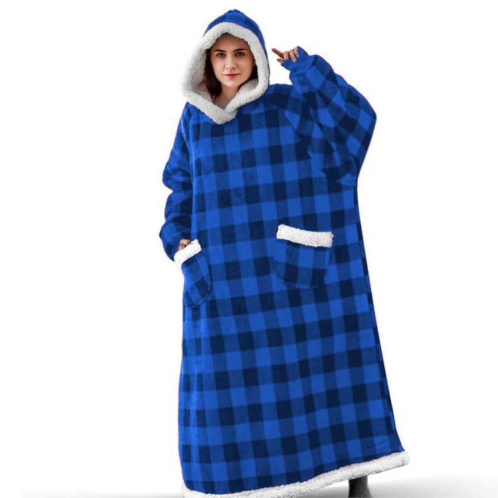 Winter Oversized Wearable Blanket Fleece Hoodies