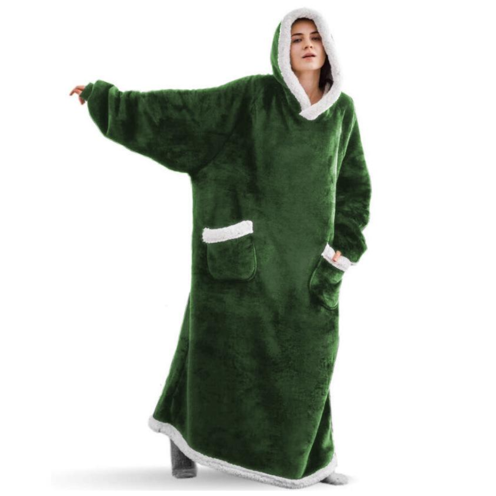 Winter Oversized Wearable Blanket Fleece Hoodies