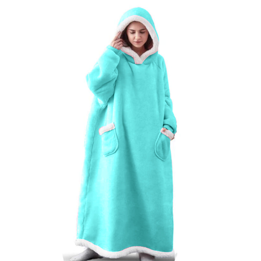 Winter Oversized Wearable Blanket Fleece Hoodies