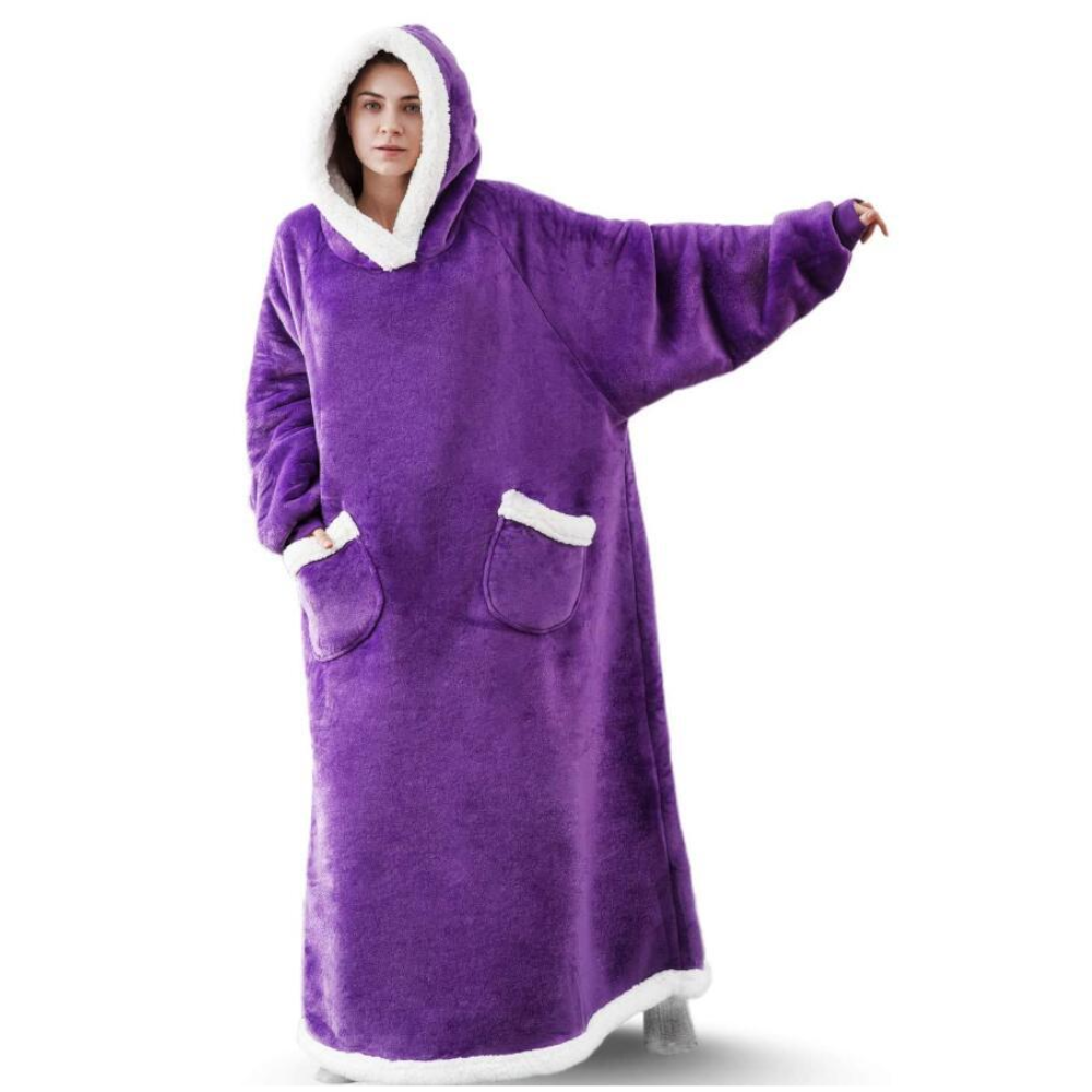 Winter Oversized Wearable Blanket Fleece Hoodies