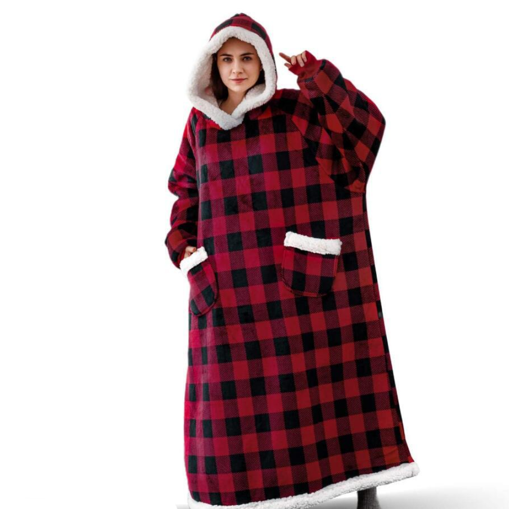 Winter Oversized Wearable Blanket Fleece Hoodies