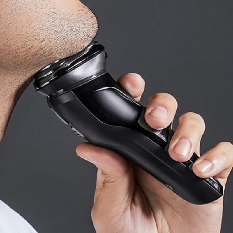 Wireless 3D Smart Floating Usb Charging Electric Razor Shaver Ipx7 Waterproof From Youpin Black