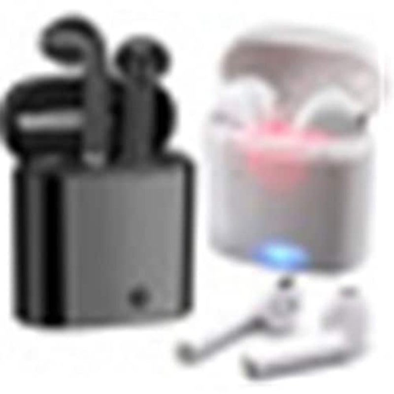 Wireless Bluetooth Earphones Mini Stereo Bass Earbuds Sport Headset With Chargin White