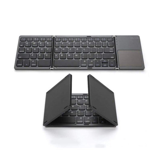 Computer Keyboards Wireless Bluetooth Folding Mini Foldable Portable Bt With Touchpad Rechargeable Li Ion Battery