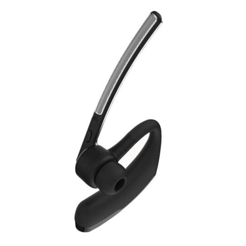 Wireless Bluetooth Headset With Microphone 1 Call Hands Free Driving Jet Black