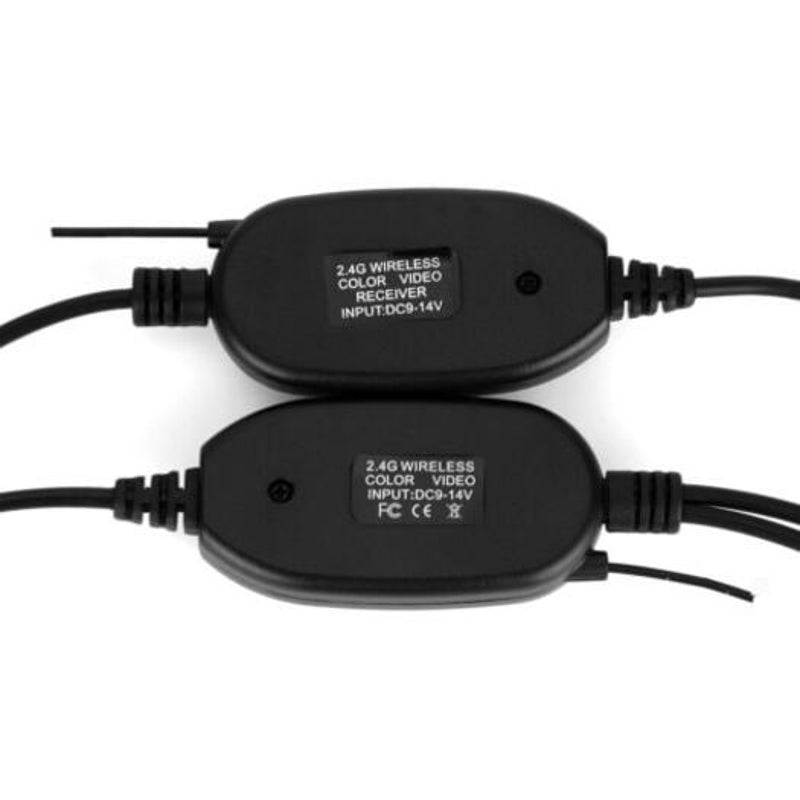 Wireless Color Video Transmitter Receiver Kit Black