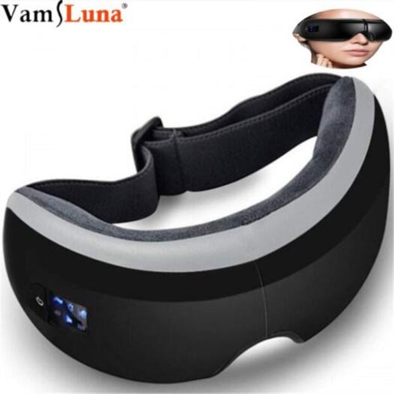 Wireless Eye Massager Air Compression With Music Smart Heated Goggles White