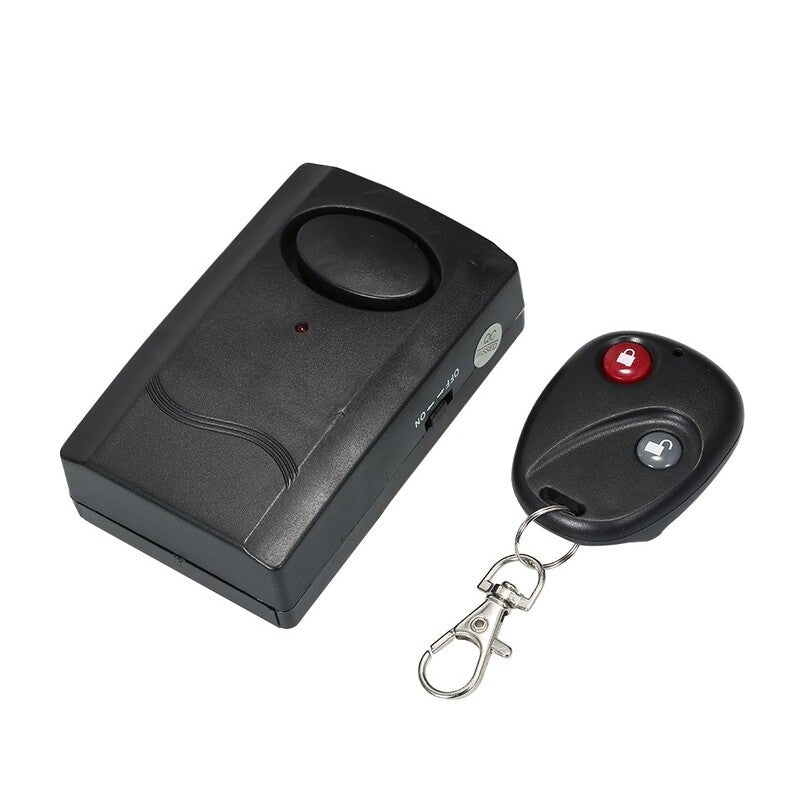 Wireless Remote Control Vibration Alarm Anti Theft Detector