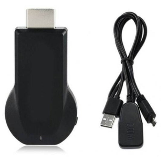 Wireless Fi Display Dongle 1080P Screen Mirroring Black