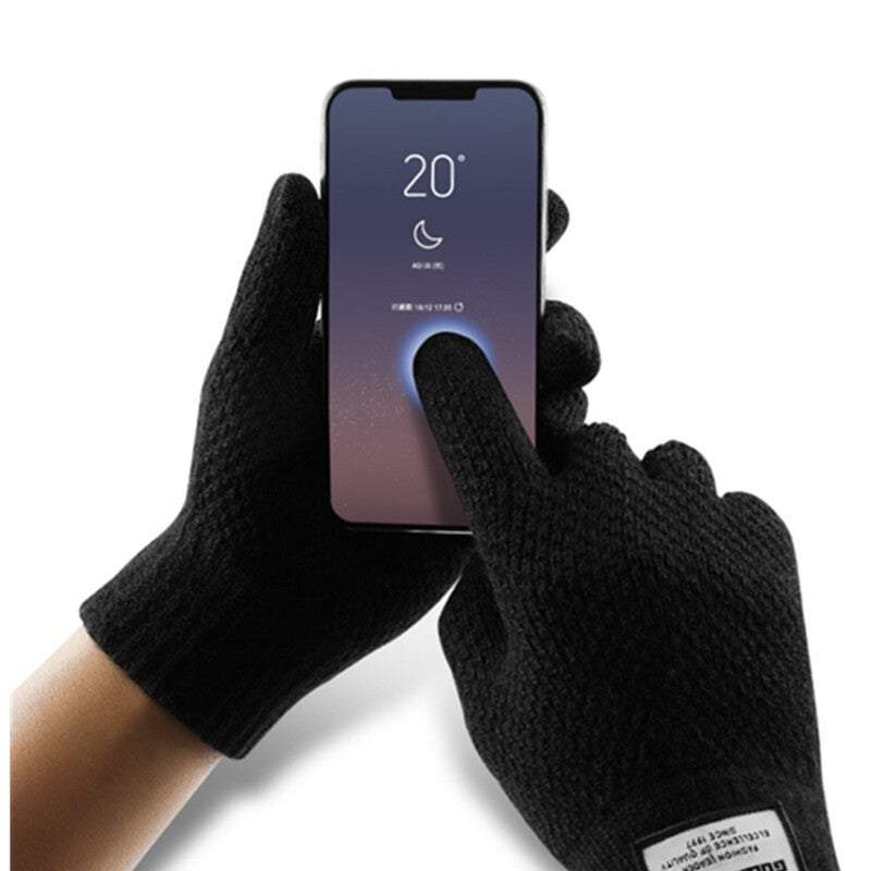 Women Men Knitted Touchscreen Winter Gloves