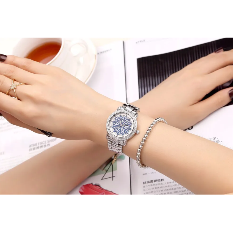 Veile Studios Women Bracelet Watch Quartz Ladies Casual Sport Wristwatch Blue