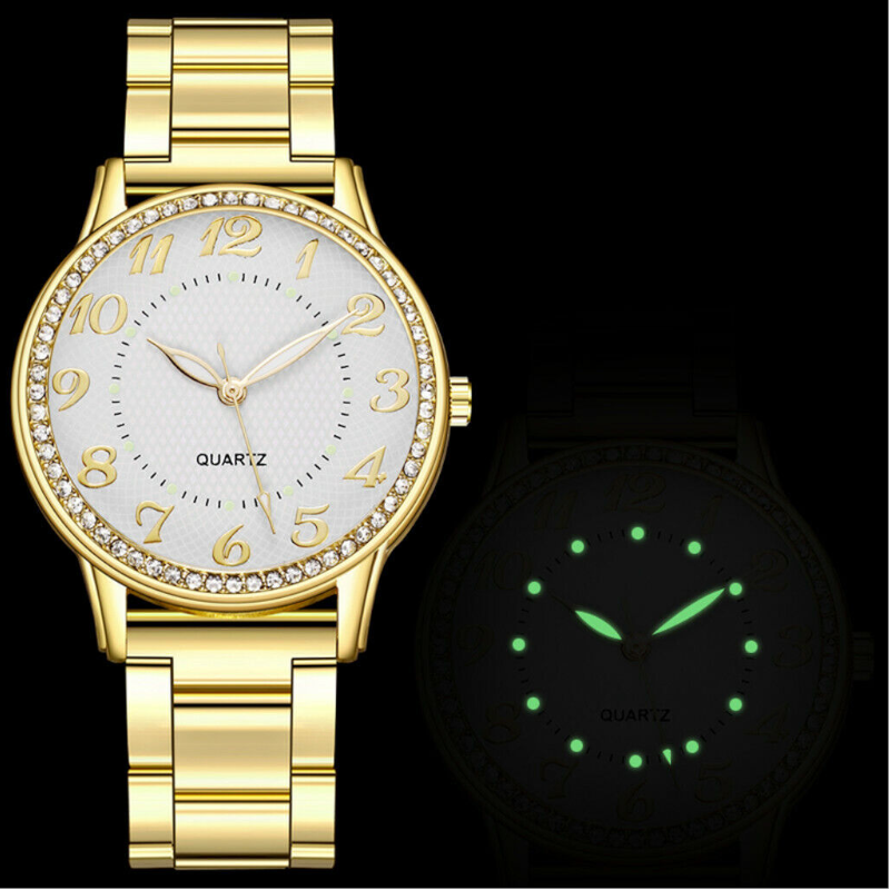 Veile Studios Women Luxury Business Stainless Steel Quartz Watch