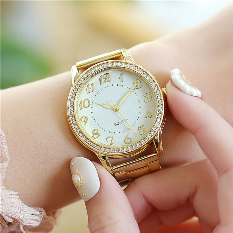 Veile Studios Women Luxury Business Stainless Steel Quartz Watch