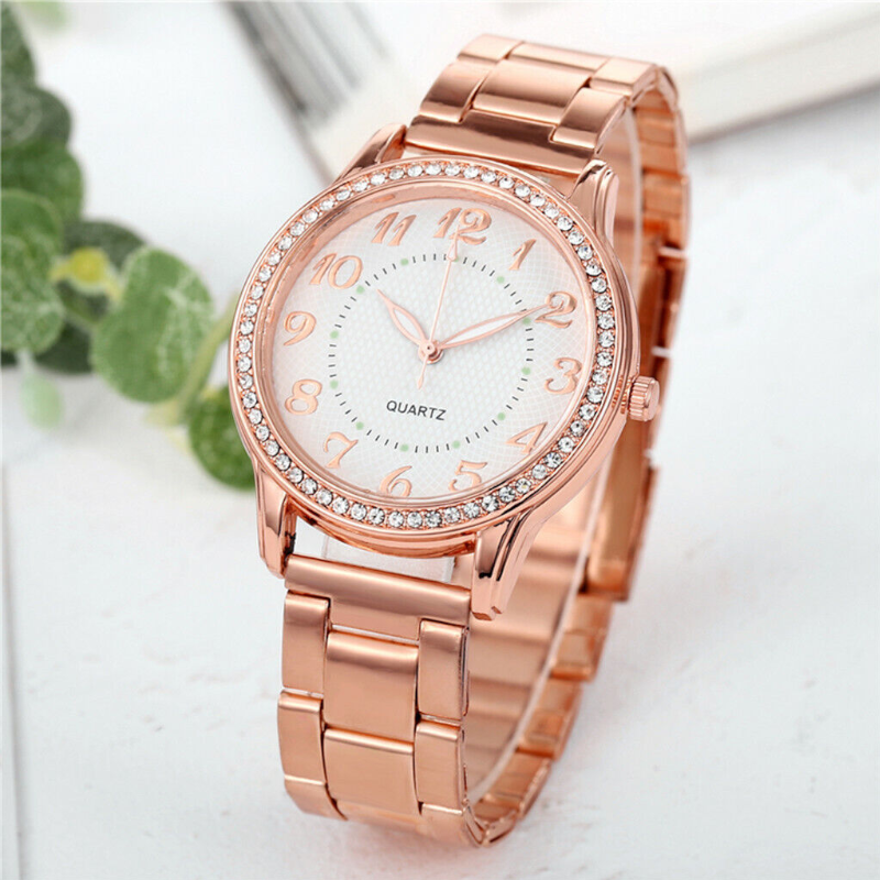 Veile Studios Women Luxury Business Stainless Steel Quartz Watch