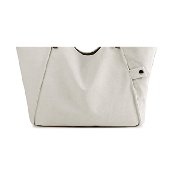 Women's Canvas Shoulder Bag Weekend Shopping Big Tote