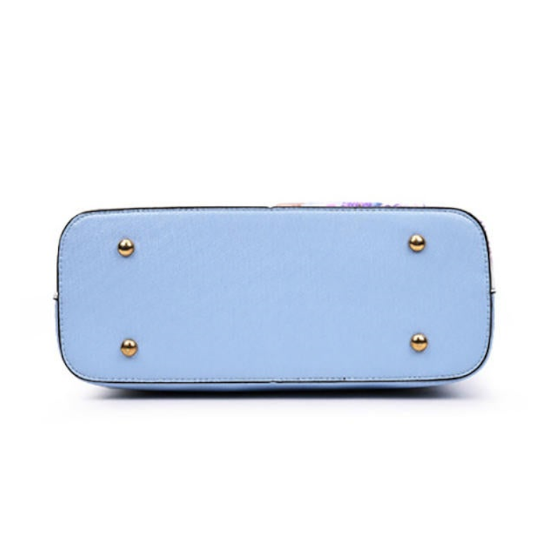 Women Pu Leather Print Handbag Crossbody Bag