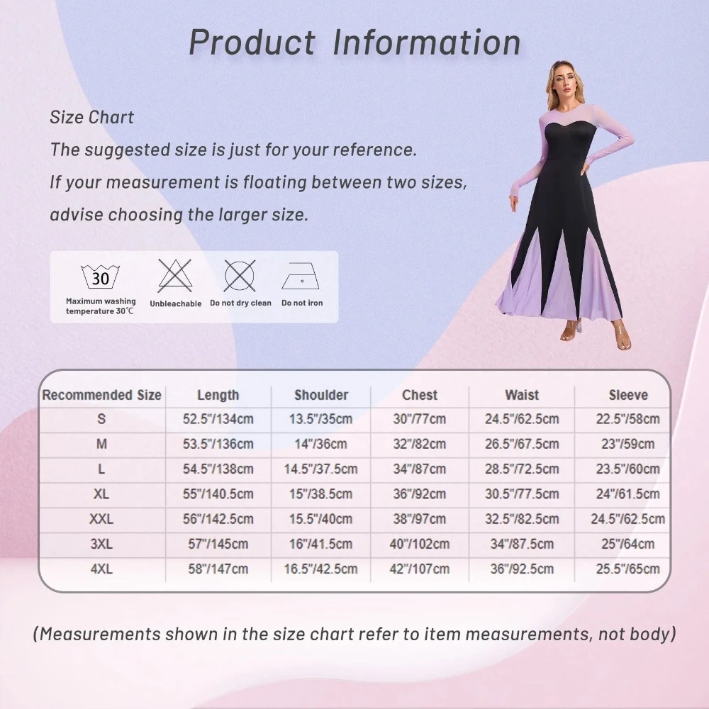 1 Sets of Womens Mermaid Ursula Cosplay Costume Long Sleeve A Line Maxi Dress