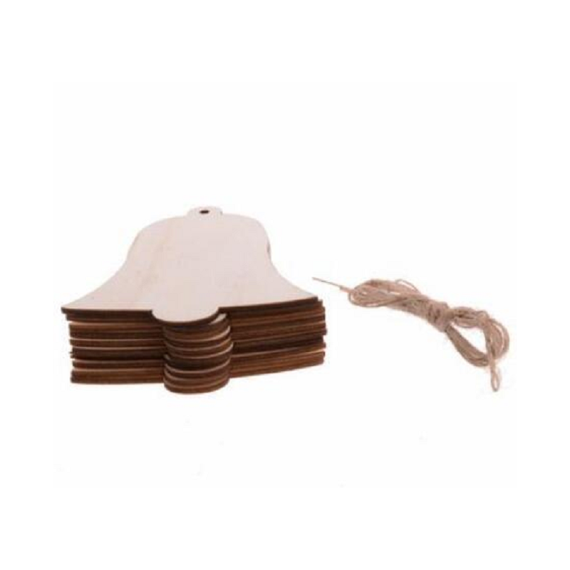 Christmas Diy Craft Wooden Pendant Ornaments Tree Decorations