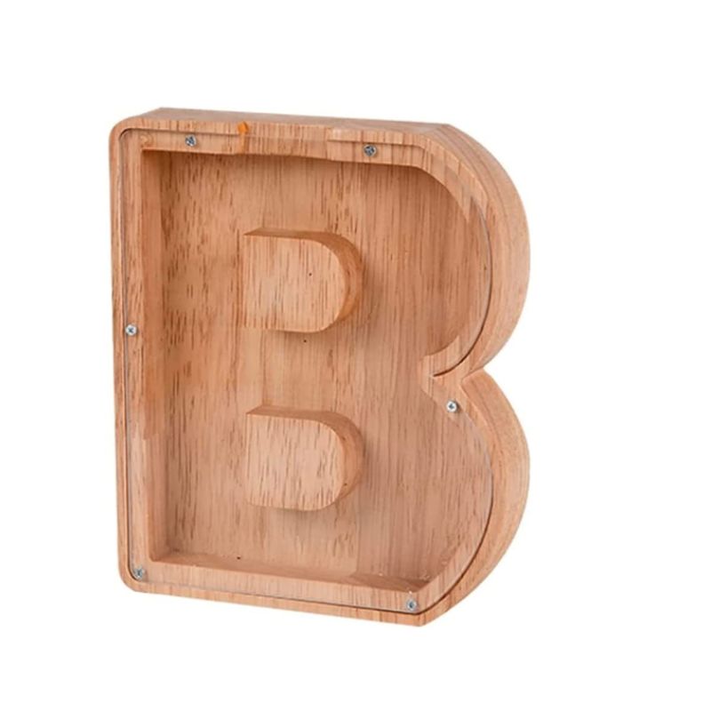 Alphabet Piggy Bank Letter Shaped Money