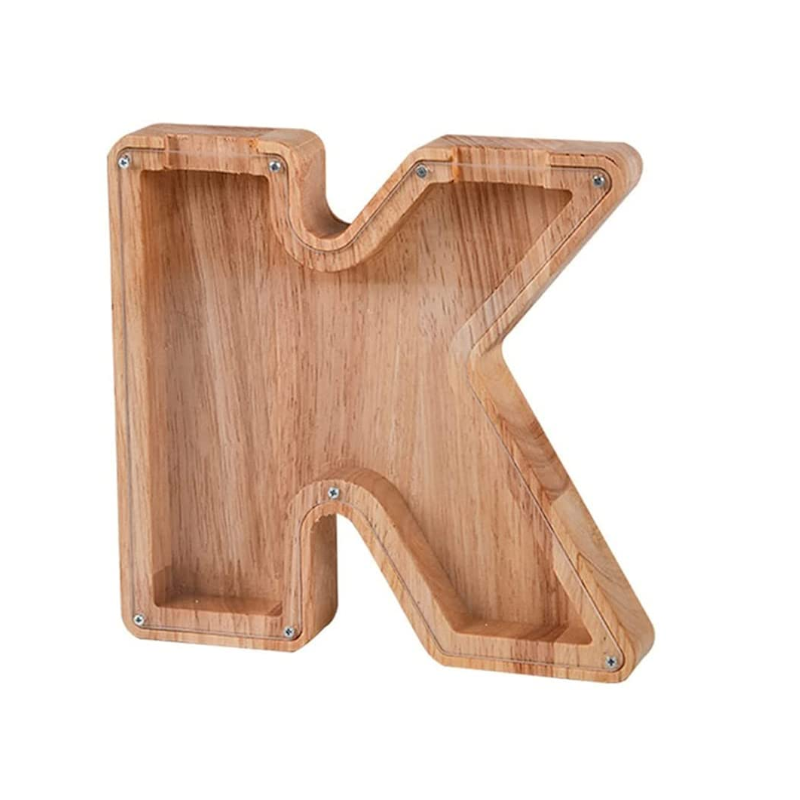 Alphabet Piggy Bank Letter Shaped Money