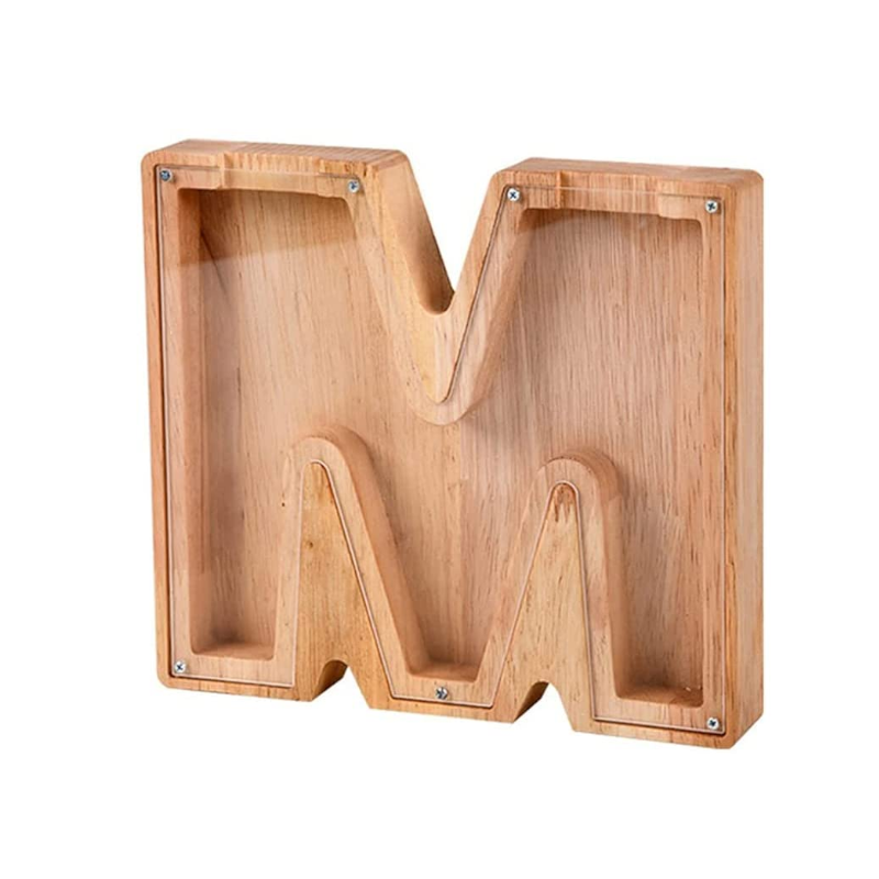 Alphabet Piggy Bank Letter Shaped Money