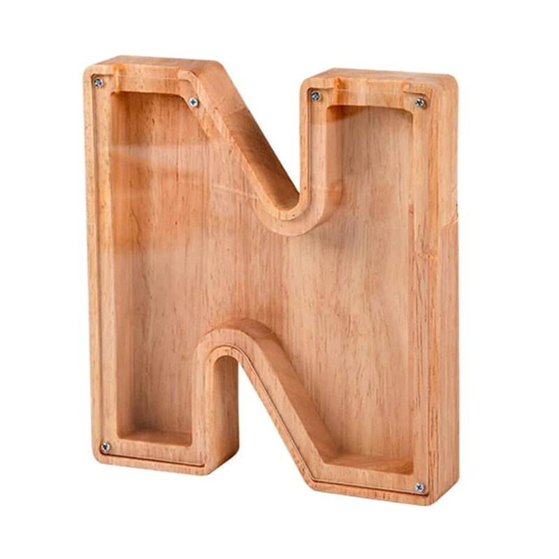 Alphabet Piggy Bank Letter Shaped Money