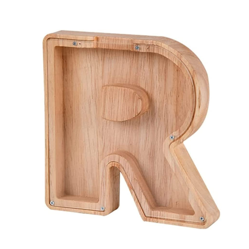 Alphabet Piggy Bank Letter Shaped Money