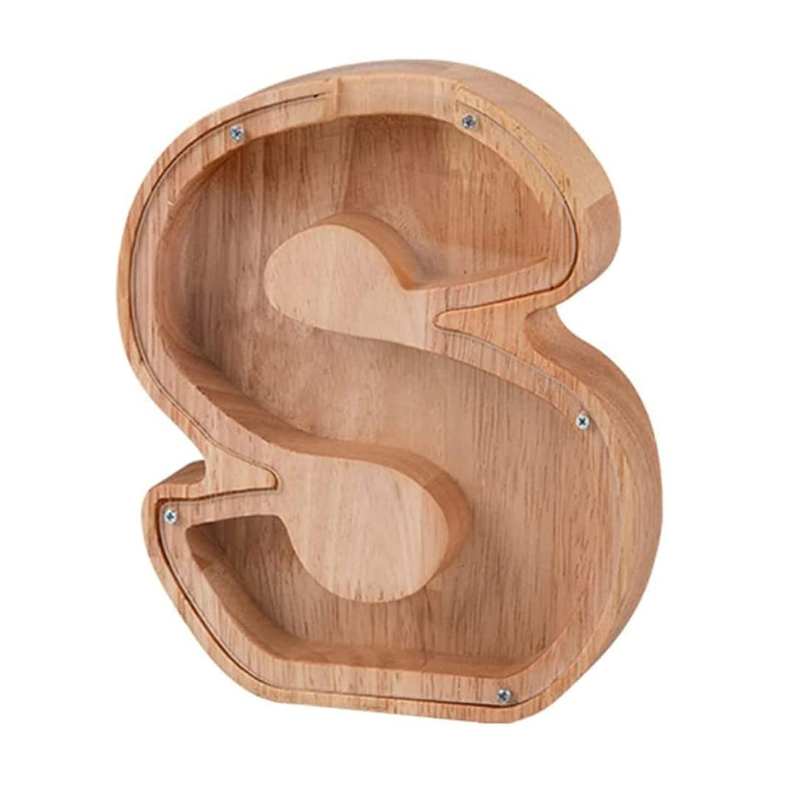 Alphabet Piggy Bank Letter Shaped Money