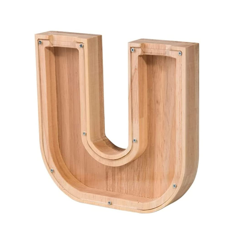 Alphabet Piggy Bank Letter Shaped Money