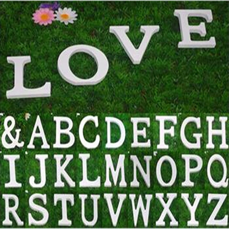 White Letters Alphabet Wedding Birthday Party Home Decoration 11Cm