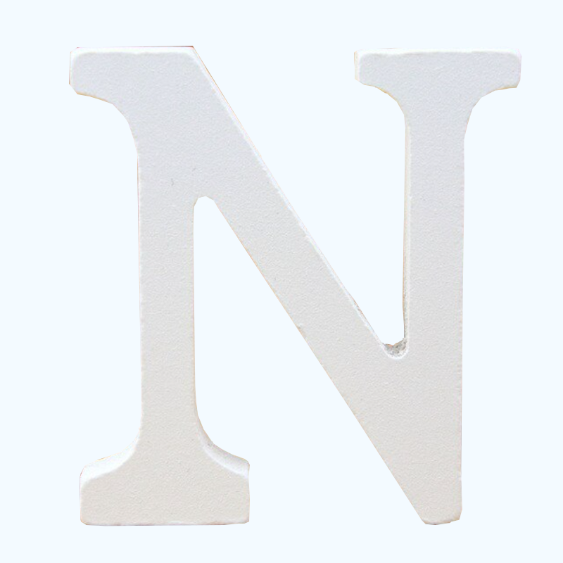 White Letters Alphabet Wedding Birthday Party Home Decoration 11Cm