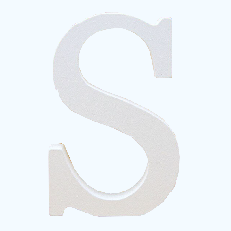 White Letters Alphabet Wedding Birthday Party Home Decoration 11Cm