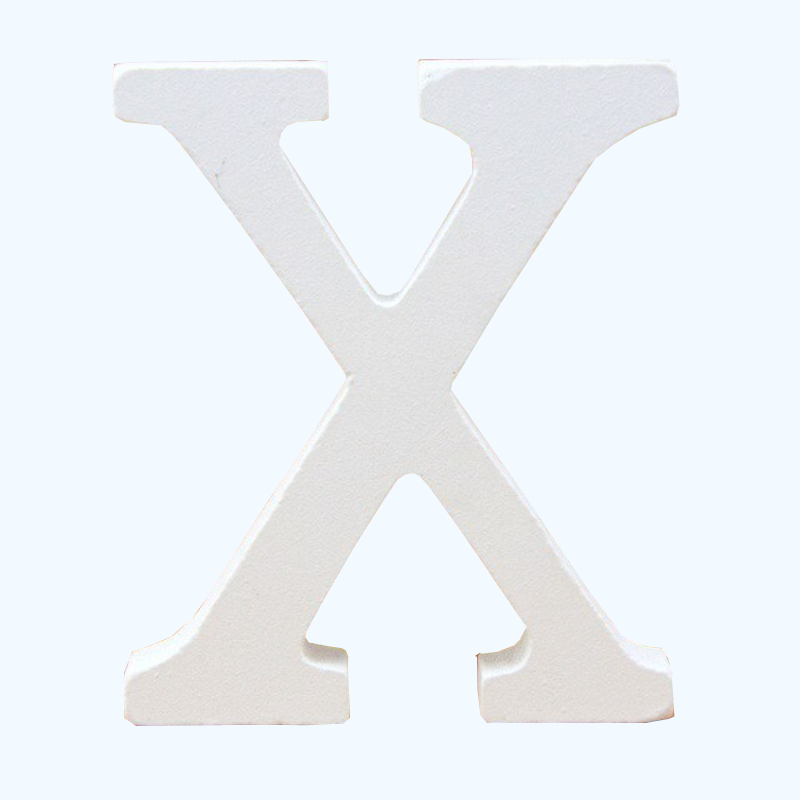 White Letters Alphabet Wedding Birthday Party Home Decoration 11Cm