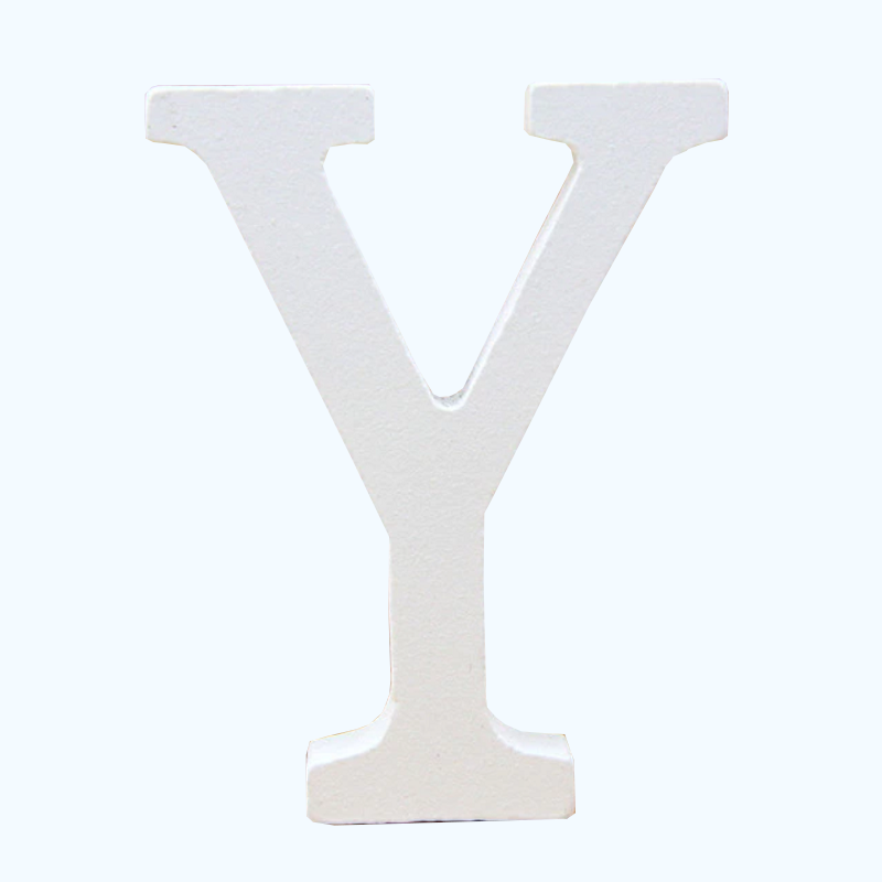 White Letters Alphabet Wedding Birthday Party Home Decoration 11Cm