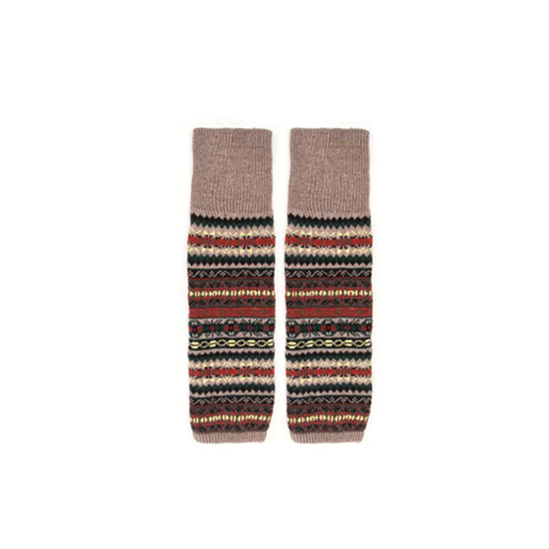 Set Of 3 Wool Knit Leg Warmer Boot For Women Girls Ladies