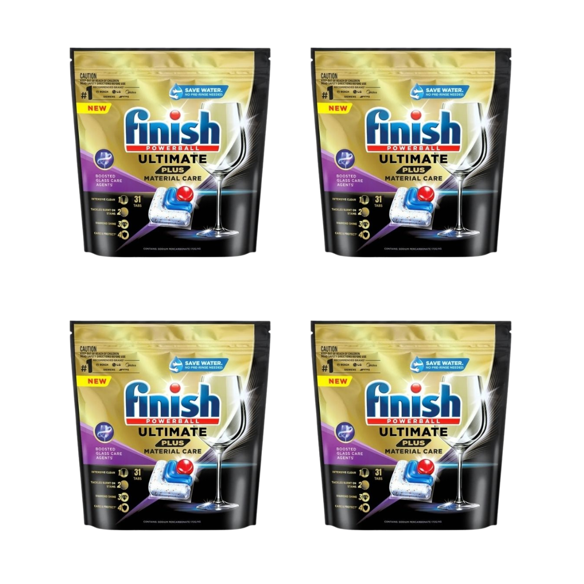 Finish Ultimate Plus 124 Dishwasher Tablets