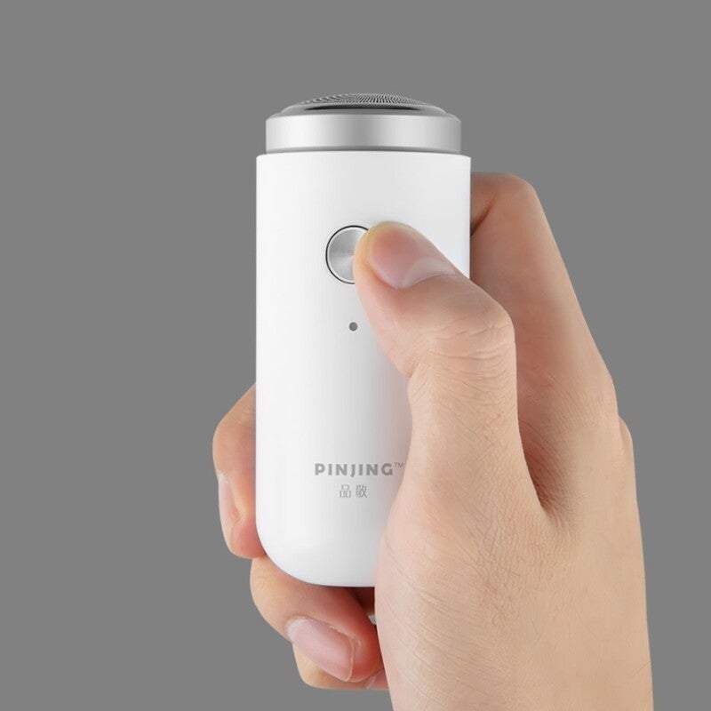 Razors Blades Xiaomi Mini Electric Shaver Pocket Usb Rechargeable Beard Trimmer Washable Dry Wet Shaving Machine With Le