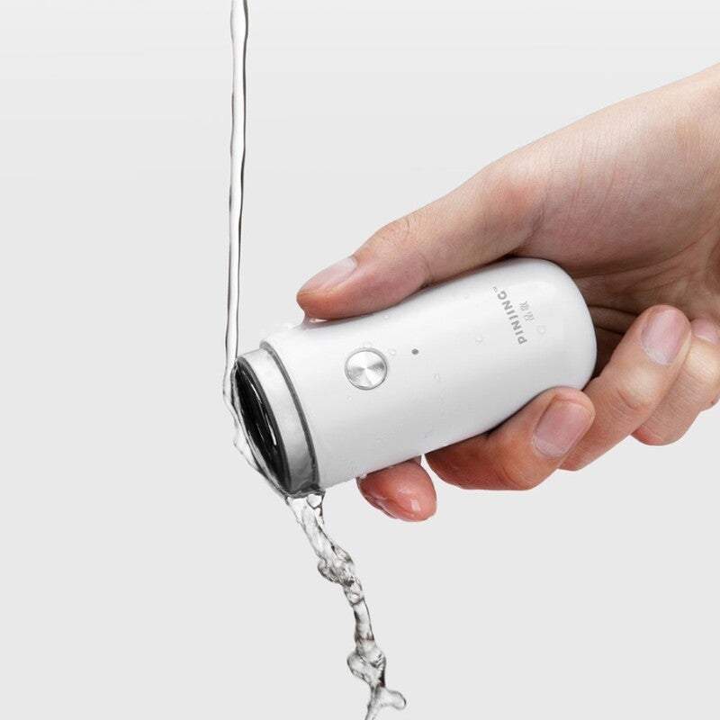 Razors Blades Xiaomi Mini Electric Shaver Pocket Usb Rechargeable Beard Trimmer Washable Dry Wet Shaving Machine With Le