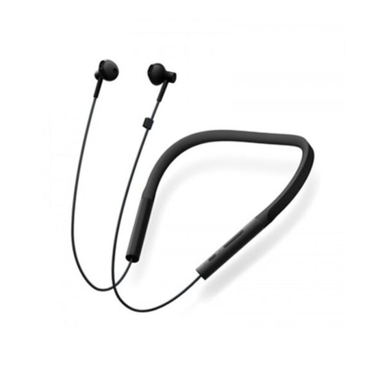 Xiaomi Necklace Bluetooth Earphone Wireless Earbuds With Mic And In Line Control Young Version Black