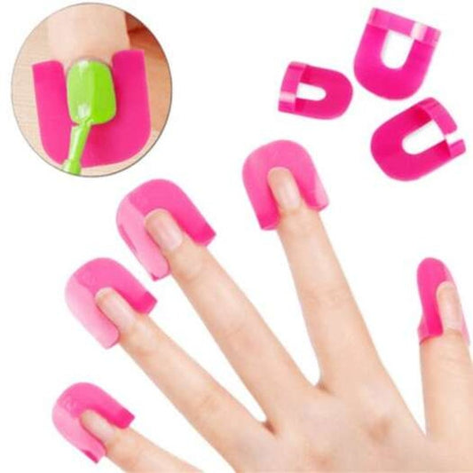 Xm Nail Polish Mold Kit Spill Proof Manicure Protector Pink