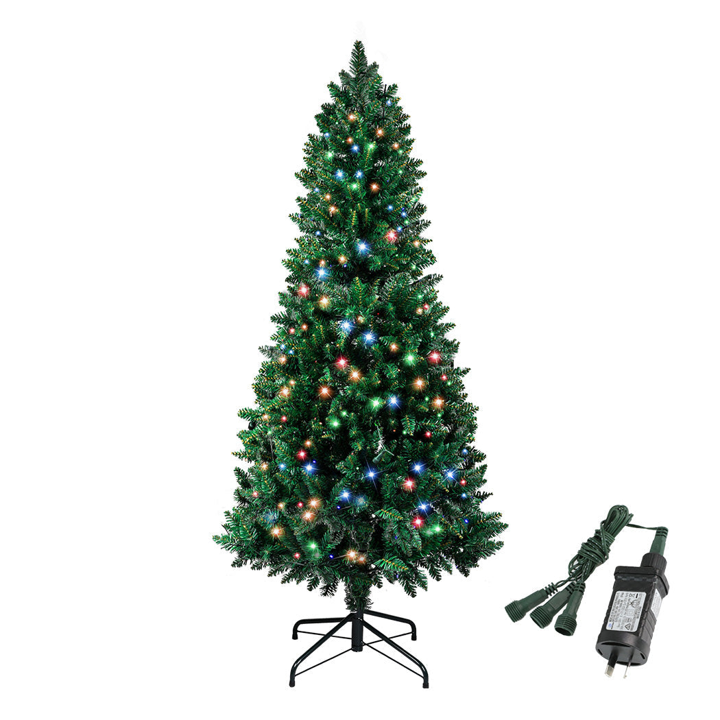 Santaco Prelit Slim Pencil Christmas Tree 1.8M