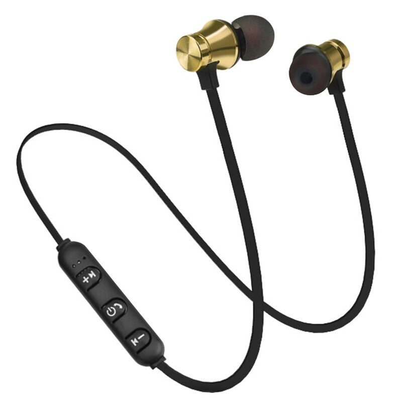 Xt 11 Wireless Bt 4.1 Sport Headphone With Mic Golden