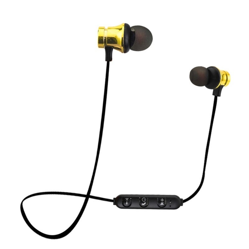 Xt 11 Wireless Bt 4.1 Sport Headphone With Mic Golden