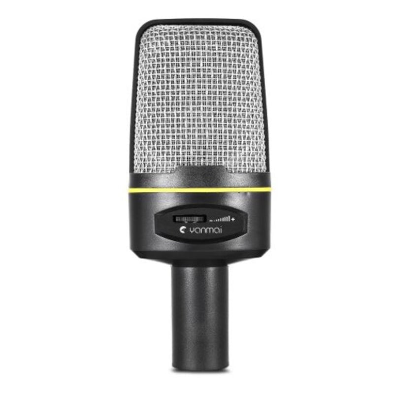 Desktop Microphone Dynamic Condenser Sound Black