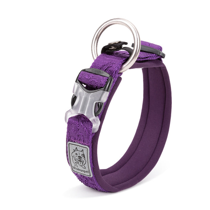 Whinhyepet Black Reflective Dog Collar Xs Adjustable Puppy