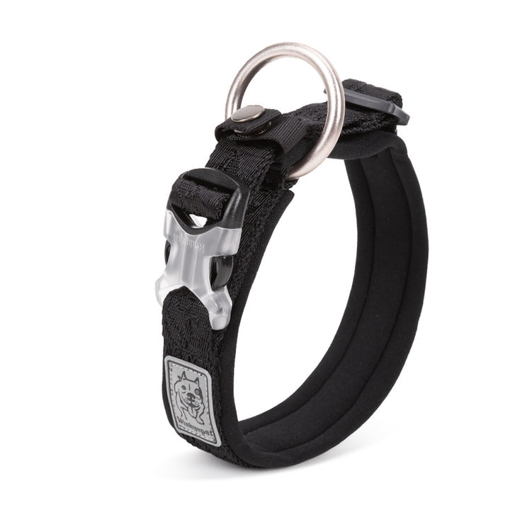 Whinhyepet Black Reflective Dog Collar Xs Adjustable Puppy
