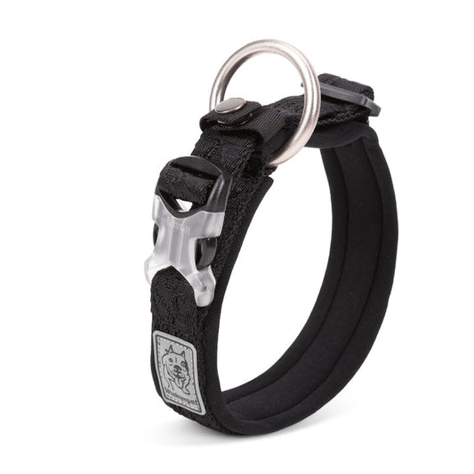 Whinhyepet Black Reflective Dog Collar Xs Adjustable Puppy